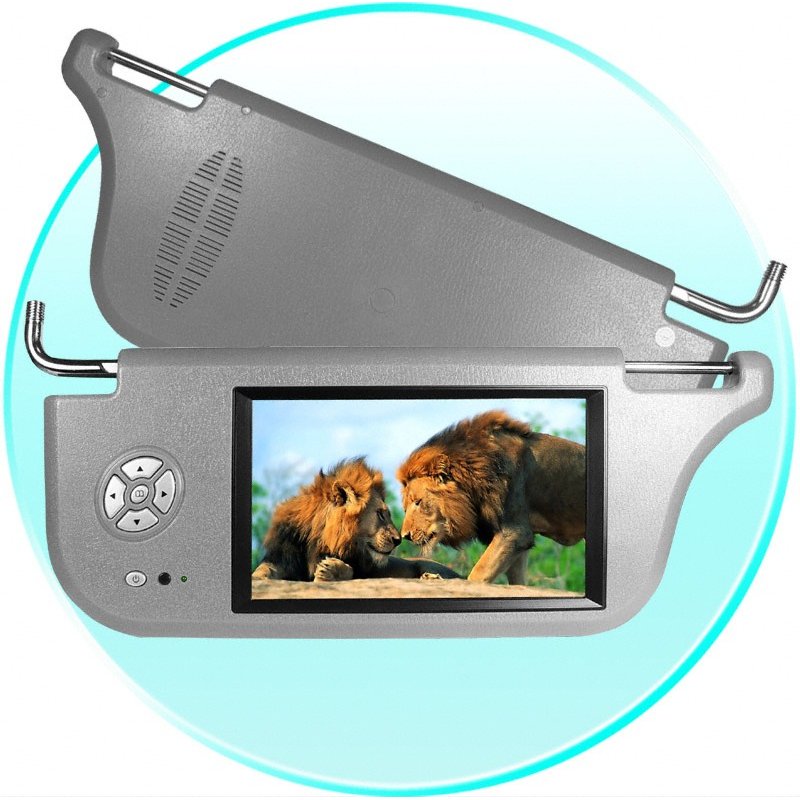 Sun Visor Car LCD Monitor - 7.8-inch TFT LCD (Left)