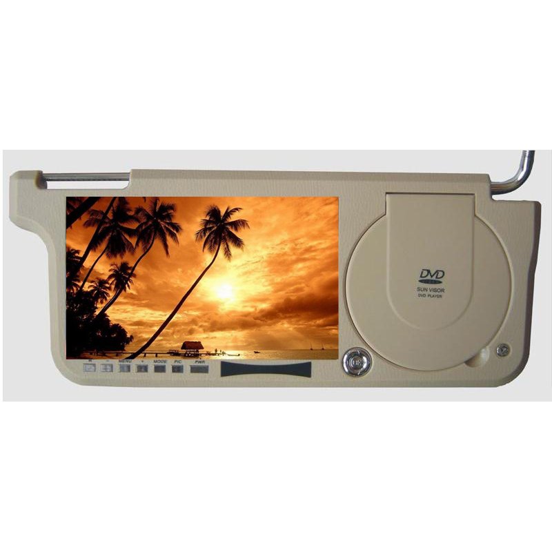 8.5 Inch Sun Visor DVD Player + TV System - Right