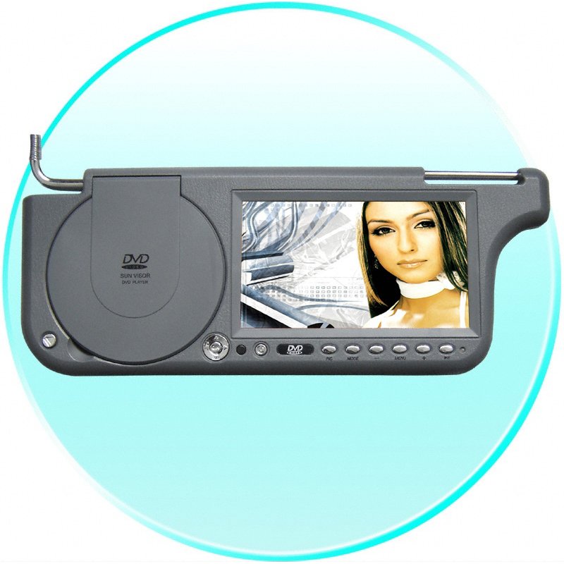 7inch Sun Visor DVD with FM Transmission &#65293; Left Side