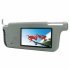 Wholesale priced left sided sun visor monitor with a 7 Inch TFT LCD screen   With dual Video IN connections and easy remote or button control of up to 2 differe