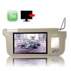 Wholesale priced sun visor monitor with 9 inch LCD screen  two video in connections  a built in mirror   night light  this makes a great upgrade to your car   