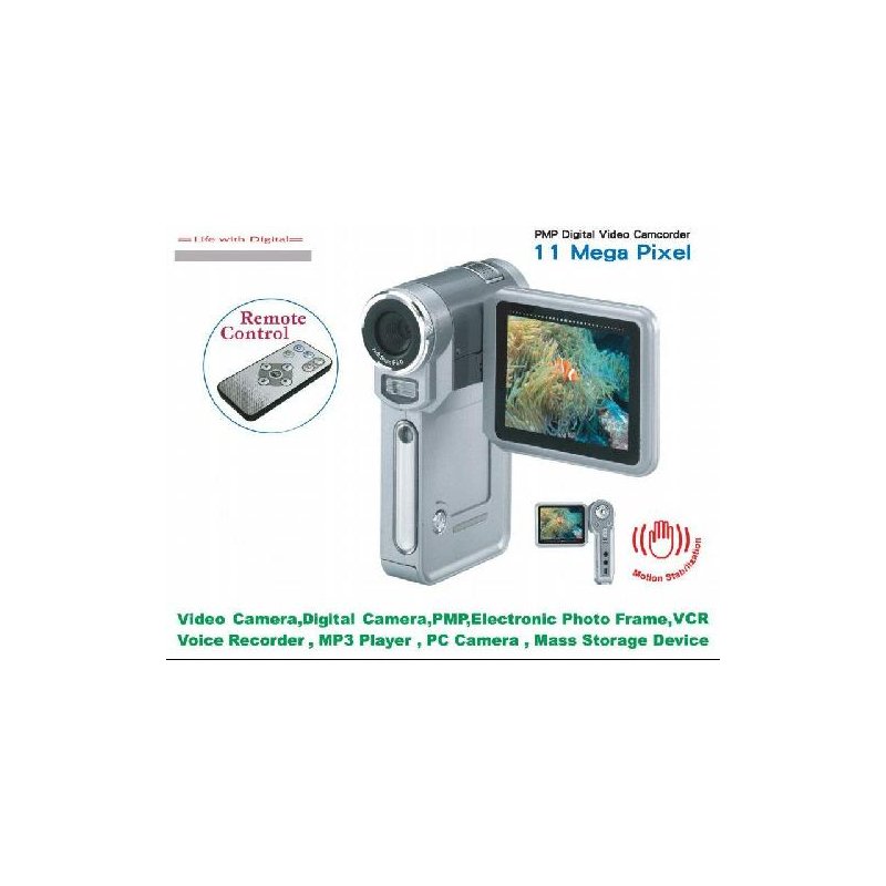 Digital Camcorder, 11M Pixel, 32MB Int. Mem. SD/MMC, 2.5inch LCD