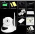 Wi Fi Smart Home Security System combines IP Camera  PIR sensor and door sensor to bring 3 levels of protection to your home or office  