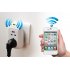 Wi Fi Smart Wall Socket with app for iOS and Android devices for Time Control and Delay Control to the 3 port socket options 