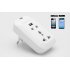Wi Fi Smart Wall Socket with app for iOS and Android devices for Time Control and Delay Control to the 3 port socket options 