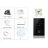 Wi Fi Smart phone Video and intercom door bell with motion detection  night vision and remote door unlocking  your first line of defense in home security
