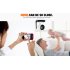 Wi fi IP camera with 1 3 inch CMOS Sensor and night vision up to 10 meters that records HD 720p images night or day 