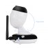 Wi fi IP camera with 1 3 inch CMOS Sensor and night vision up to 10 meters that records HD 720p images night or day 