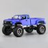 WiFi 2 4G Remote Control Car 1 16 Military Truck Off Road Climbing Auto Toy Car Controller Toys Blue hollow tire 1 16