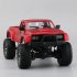 WiFi 2 4G Remote Control Car 1 16 Military Truck Off Road Climbing Auto Toy Car Controller Toys Red hollow tire 1 16