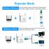 WiFi 300Mbps Amplifier WiFi  Router 2 External Antenna Wifi Range Amplifier white American wire gauge