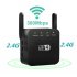 WiFi 300Mbps Amplifier WiFi  Router 2 External Antenna Wifi Range Amplifier Black American wire gauge