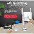 WiFi Amplifier 5G 1200Mbps  WiFi Router 2 External Antenna Wifi Range Amplifier Wifi 1200Mbps white European regulations