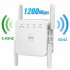 WiFi Amplifier 5G 1200Mbps  WiFi Router 2 External Antenna Wifi Range Amplifier Wifi 1200Mbps white European regulations