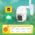 WiFi IP Security Camera Zoom 23LED 1080P HD Outdoor Light and Sound Alarm Night Vision Waterproof Wireless Camera Monitor 1080P AU Plug