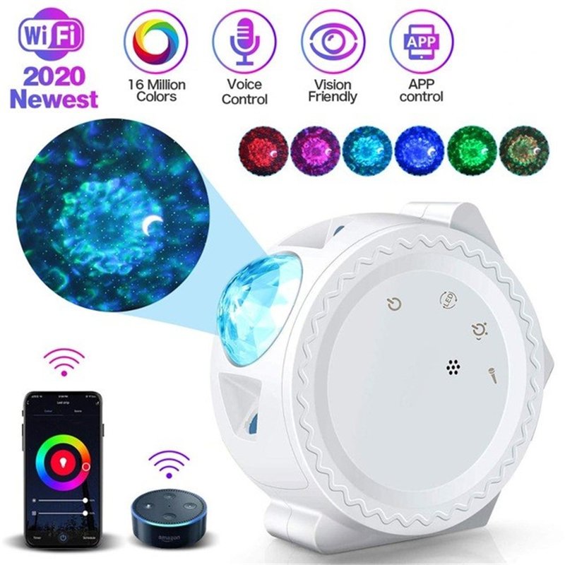 spinning night light projector