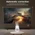 WiFi Projector HD Mini Video Projector Home 4K Video Smart Projectors Portable Outdoor Movie Projector Compatible For Android 11 Phones Tablet Laptops Computer 