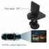 Wide Angle Driving Recorder High Definition 1080P Infrared Night Vision Camera  2 4 screen aircraft head