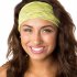 Wide Sport Sweatband Yoga Headband Stretch Head Band Hair Bands yellow