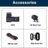 Wifi Dash Cam 2k HD Front Rear Dual Camera Screenless Driving Recorder Phone App Interconnected Car Dvr Black