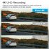 Wifi Dual Dash Cam 4k Gps 12 inch Rear View Mirror Camera HD Car Rear View Dvr Recorder Black