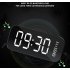 Wifi Mini Alarm Clock Nanny Clock Mirror Subwoofer Bluetooth Speaker red