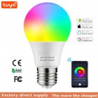 Wifi Rgb Colorful Intelligent Bulb 9w App Voice Control Timing Color-changing Super Bright Light Compatible With Alexa Google Assistant weifi version