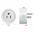 Wifi Smart Socket 16a Ac 100 240v Plug Timing Power Monitor App Voice Control for Alexa US Plug