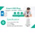 Wifi Smart Socket with USB Outlet Phone Remote Control Support for Alexa Voice Control   US Plug