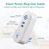 Wifi Smart Socket with USB Outlet Phone Remote Control Support for Alexa Voice Control   US Plug