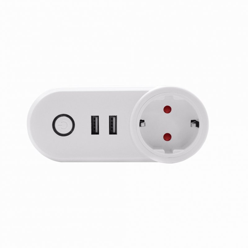 Wifi Smart Socket with USB Outlet - EU Plug