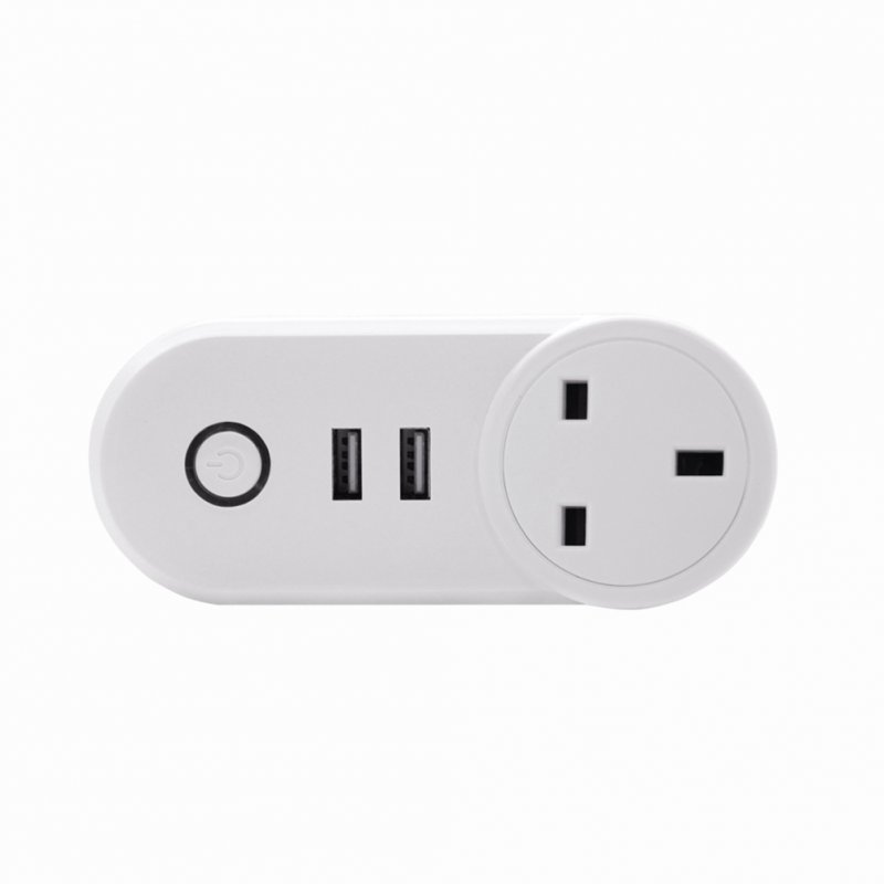 Wifi Smart Socket with USB Outlet - UK Plug