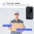 Wifi Smart Video Doorbell Camera Two way Intercom Infrared Night Vision Remote Control Home Security System black