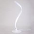 Wifi Snake shaped Table Lamp Rgb Colorful Dimming Bedside Lamp Decor Lights Compatible For Alexa US plug  white light stand