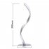 Wifi Snake shaped Table Lamp Rgb Colorful Dimming Bedside Lamp Decor Lights Compatible For Alexa EU plug  white light stand