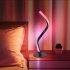 Wifi Snake shaped Table Lamp Rgb Colorful Dimming Bedside Lamp Decor Lights Compatible For Alexa EU plug  white light stand