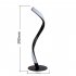 Wifi Snake shaped Table Lamp Rgb Colorful Dimming Bedside Lamp Decor Lights Compatible For Alexa EU plug  white light stand
