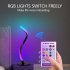 Wifi Snake shaped Table Lamp Rgb Colorful Dimming Bedside Lamp Decor Lights Compatible For Alexa EU plug  color light stand