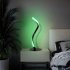 Wifi Snake shaped Table Lamp Rgb Colorful Dimming Bedside Lamp Decor Lights Compatible For Alexa US plug  color light stand