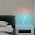 Wifi Snake shaped Table Lamp Rgb Colorful Dimming Bedside Lamp Decor Lights Compatible For Alexa EU plug  color light stand