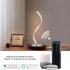 Wifi Snake shaped Table Lamp Rgb Colorful Dimming Bedside Lamp Decor Lights Compatible For Alexa US plug  color light stand