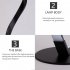 Wifi Snake shaped Table Lamp Rgb Colorful Dimming Bedside Lamp Decor Lights Compatible For Alexa US plug  color light stand