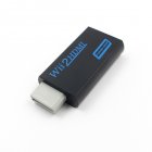 Wii to HDMI Adapter Converter Support Full HD 720P 1080P 3.5mm Audio Wii HDMI Adapter for HDTV  black