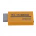 Wii to HDMI Converter Support Full HD 720P 1080P 3 5mm Audio Adapter for HDTV Wii Converter yellow