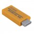 Wii to HDMI Converter Support Full HD 720P 1080P 3 5mm Audio Adapter for HDTV Wii Converter yellow