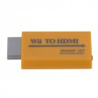Wii <span style='color:#F7840C'>to</span> HDMI Converter Support Full HD 720P 1080P 3.5mm Audio Adapter for HDTV Wii Converter yellow