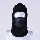 Windproof Fleece Neck Cover Winter Warm Hat Ski Full Face Mask Cycling Scarf CS Cap black_L (58-60cm)