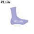 Windproof Waterproof Soft Silicone Bicycle Outdoor Riding Shoe Cover Silicone purple M