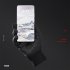 Windproof Winter Cycling Gloves Reflective Design Full Finger Breathable Biking Gloves Plush Lined Cold Weather Water Resistant Windproof Warm Anti Slip For Run