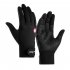 Windproof Winter Cycling Gloves Reflective Design Full Finger Breathable Biking Gloves Plush Lined Cold Weather Water Resistant Windproof Warm Anti Slip For Run